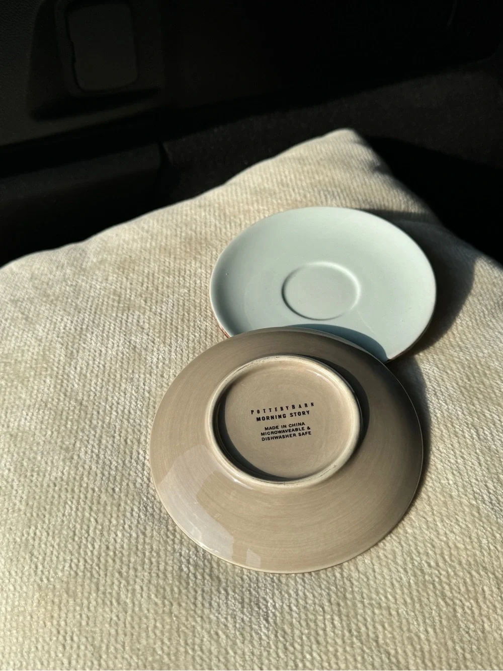 pottery barn, mini plates